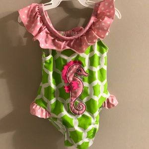 2T seahorse swimsuit